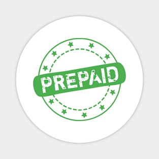 Prepaid Stamp Icon Magnet